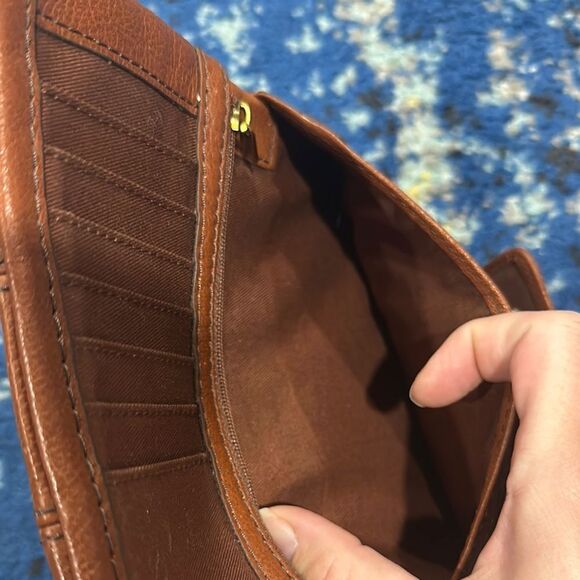 Fossil Brown Leather Wallet - Picture 6 of 11